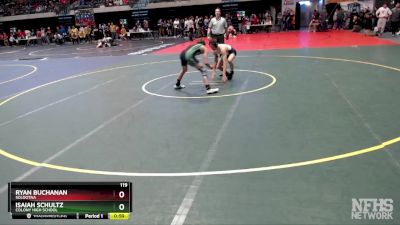 119 lbs Cons. Round 3 - Isaiah Schultz, Colony High School vs Ryan Buchanan, Soldotna