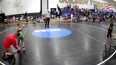 50-55 lbs Round 1 - Mayson Walker, Bridgeport Youth Wrestling vs Johnny Iovito, Shaler