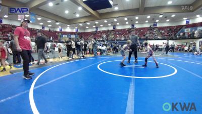 46 lbs Round Of 32 - Elliott Watson, Comanche Takedown Club vs Mark Misak, Clinton Youth Wrestling