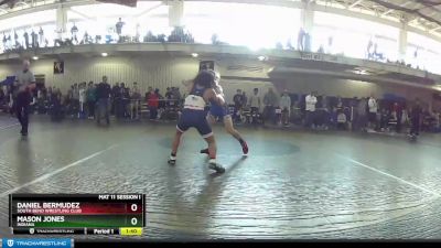 120 lbs Champ. Round 1 - Daniel Bermudez, South Bend Wrestling Club vs Mason Jones, Indiana