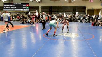 107 lbs Rr Rnd 2 - Karina Batres, NewWhale Teel - Girls vs MADELYN MCLEOD, NewWhale Purple - Girls