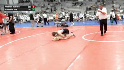 120 lbs Round Of 32 - Preston Bubash, Quest School Of Wrestling Gold - HSB vs Adam Walker, Prestige Worldwide - HSB