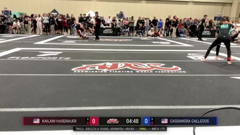 Kailani Hasenauer vs Cassandra Gallegos 2025 ADCC Orlando Open/Youth Trials