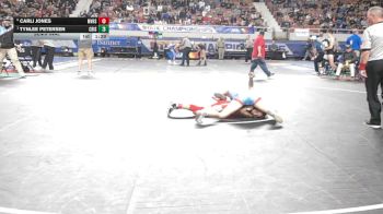 128-D2 Semifinal - Tynlee Petersen, Crismon vs Carli Jones, Monument Valley High School