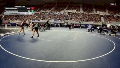 165-D1 Quarterfinal - Kaylani Lyons, Basha High School vs Leilani Marin, Willow Canyon High School