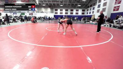 138 lbs Champ. Round 1 - Aenaya Vines, Lindsey Wilson vs Addison Farquhar, Oklahoma State