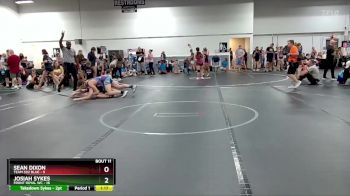 138 lbs Round 3 (8 Team) - Josiah Sykes, Front Royal WC vs Sean Dixon, Team 302 Blue
