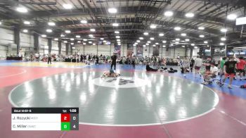 120 lbs Rr Rnd 3 - Jacob Rozycki, Michigan Grapplers Orange vs Carson Miller, GNWC Blue
