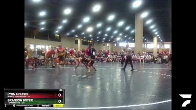 80 lbs Round 5 (6 Team) - Lyon Holmes, BHWC/ Dirt Divers vs Branson Boyer, Team Misfits