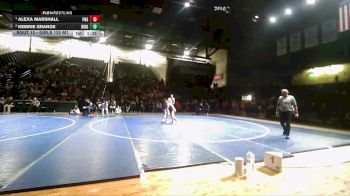 Girls 120 M1 1st Place Match - Alexa Marshall, Panguitch - Girls vs Kemrie Grange, Ridgeline - Girls