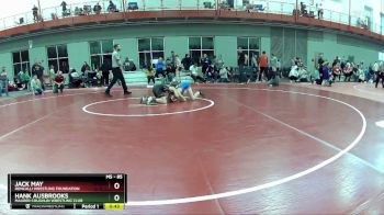 85 lbs Cons. Round 3 - Hank Ausbrooks, Maurer Coughlin Wrestling Club vs Jack May, Roncalli Wrestling Foundation