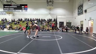 131 lbs Semifinal - Zitlali Sarmiento, Mt. San Antonio College vs Britney Parga, East Los Angeles College
