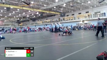 144 lbs Round 5 (6 Team) - Faith James, Missouri Black vs Elle Kaufman, Charlies Angels Black