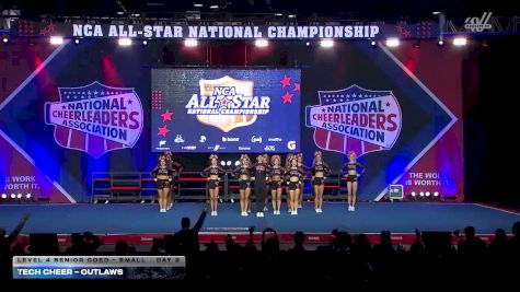 Tech Cheer - Outlaws [2026 L4 Senior Coed - Small Day 2] 2026 NCA All-Star National Championship