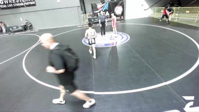 84 lbs Cons. Round 3 - Jaxx Lopez, World Team Training Center vs Noah Arreola, Rough House Wrestling