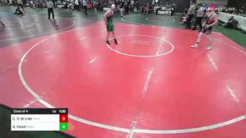 156 lbs Consi Of 4 - Conner Grose-Bryner, Colorado Bad Boys vs Aidan Hood, Woodland Park Jr WC