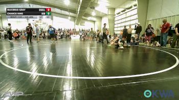 100 lbs Consi Of 8 #2 - Maximus Gray, Division Bell Wrestling vs Chance King, Team Nomad
