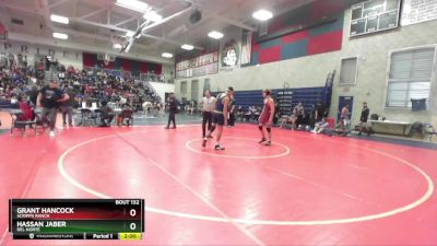 150 lbs Champ. Round 1 - Grant Hancock, Scripps Ranch vs Hassan Jaber, Del Norte