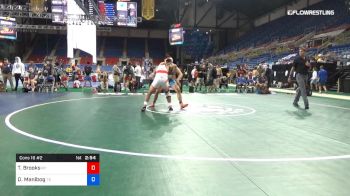 160 lbs Cons 16 #2 - Triston Brooks, Kentucky vs Daniel Manibog, Texas