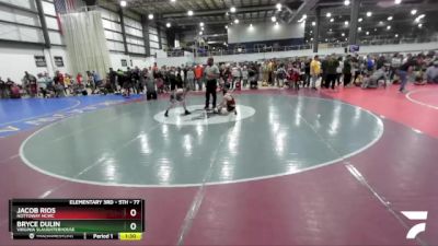 77 lbs Cons. Round 1 - Jacob Rios, Nottoway NCWC vs Bryce Dulin, Virginia Slaughterhouse