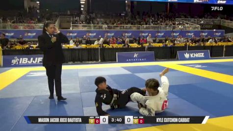 Mason Jacob Joco Bautista vs Kyle Cutchon Cabbat 2026 Pan Kids Jiu-Jitsu IBJJF Championship