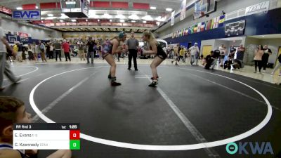 135 lbs Rr Rnd 3 - Emmie Evans, F-5 Grappling vs Charlie Kay Kzennedy, Standfast OKC