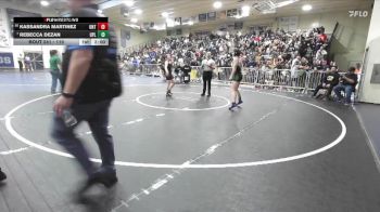 110 lbs Champ. Round 3 - Rebecca Dezan, Upland vs Kassandra Martinez, Ontario