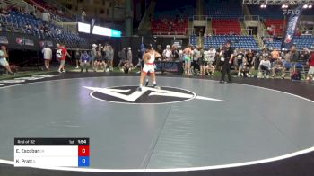 100 lbs Rnd Of 32 - Emilio Escobar, California vs Kaleb Pratt, Illinois