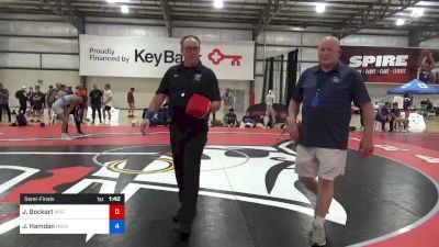 63 kg Semifinal - Jeremy Bockert, Interior Grappling Academy vs Jordan Hamdan, Michigan Wrestling Club