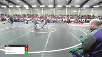 120 lbs Quarterfinal - Hunter Mars, Bayfield Wrestling vs Krew Burden, Snowflake Lobos