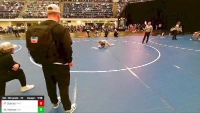 5th - 6th grade - 70 Quarters - Bryce Heimer, Immortal Athletics WC vs Parker Schulz, Viking Wrestling Club (IA)