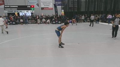106 lbs Champ. Rd Of 128 - Caison Shiekh vs Mark Crimmins, BTWC