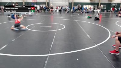 144 lbs Cons. Round 2 - Couy Tenopir, Big Red Wrestling vs Evan Folck, Kearney Matcats