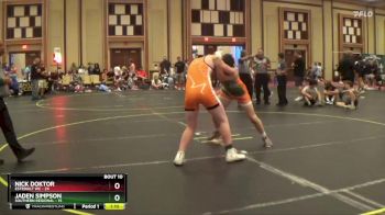 180 lbs Finals (8 Team) - Nick Doktor, EsteBuilt WC vs Jaden Simpson, Southern Regional