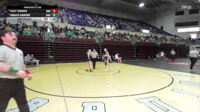 135 lbs 3rd Place - Lilly Hamas, Cane Bay vs Grace Jumper, Chapin