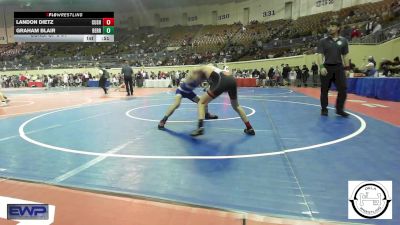 101 lbs Consi Of 8 #1 - Landon Dietz, Cushing vs Graham Blair, Berryhill High School