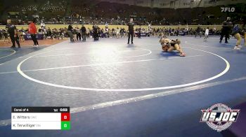 106 lbs Consi Of 4 - Easton Witters, Cowboy Wrestling Club vs Kolten Terwilliger, Vinita