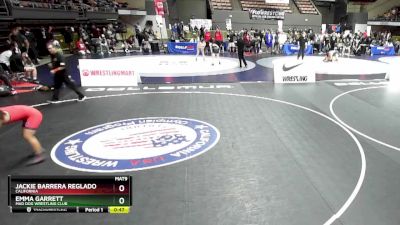 125 lbs Cons. Round 1 - Jackie Barrera Reglado, California vs Emma Garrett, Mad Dog Wrestling Club