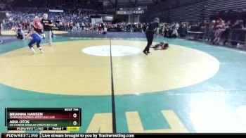 92 lbs 5th Place Match - Aria Otos, Gig Harbor Grizzlies Wrestling Club vs Brianna Hansen, Takedown Express Wrestling Club