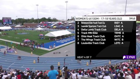 Youth Women's 4x100m Relay Championship, Semi-Finals 4 - Age 17-18