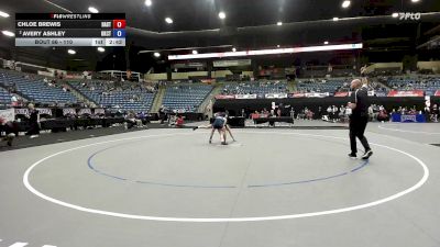 110 lbs Champ. Round 2 - Chloe Brewis, Hastings vs Avery Ashley, Oklahoma City