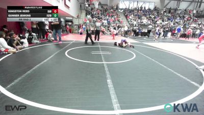 73 lbs Rr Rnd 2 - Kingston Reed, Raw Wrestling Club vs Gunner Jenkins, Fort Gibson Youth Wrestling