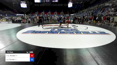 105 lbs 7th Place - Lily Runez, MA vs Jazmine Turner, CA