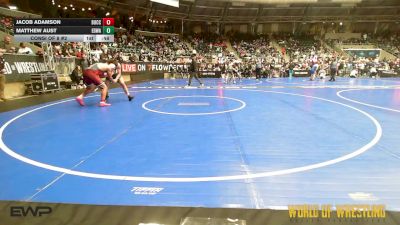 200 lbs Consi Of 8 #2 - Jacob Adamson, Buccaneer Wrestling Club vs Matthew Aust, Edwardsville Wrestling Club