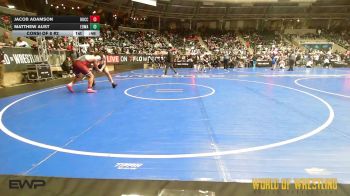 200 lbs Consi Of 8 #2 - Jacob Adamson, Buccaneer Wrestling Club vs Matthew Aust, Edwardsville Wrestling Club