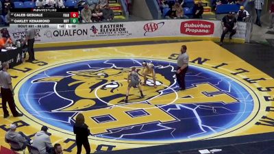 96 lbs Consi Of 32 #2 - Caleb Gesuale, Franklin Regional vs Oakley Kenamond, Mifflinburg