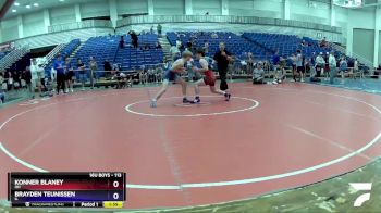 113 lbs Cons. Round 4 - Konner Blaney, OH vs Brayden Teunissen, IL