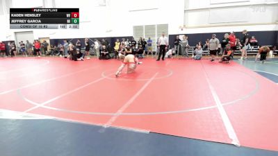 C-138 lbs Consi Of 16 #2 - Kaden Hensley, WV vs Jeffrey Garcia, MI