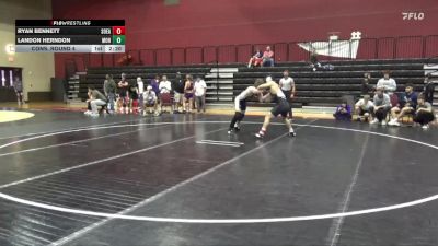 157 lbs Cons. Round 4 - Landon Herndon, Montreat College vs Ryan Bennett, Southeastern
