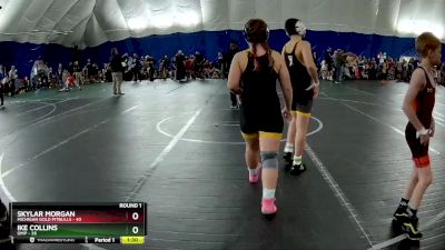 130 lbs Round 1 (3 Team) - Skylar Morgan, Michigan Gold Pitbulls vs Ike Collins, OMP